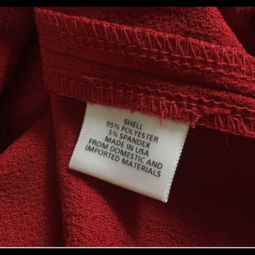 NWOT Charles Henry Red Dress - Picture 3 of 5